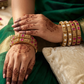 Antique kemp bangles (4pc) -Ruby Aksha Trends