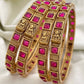 Antique kemp bangles (4pc) -Ruby Aksha Trends