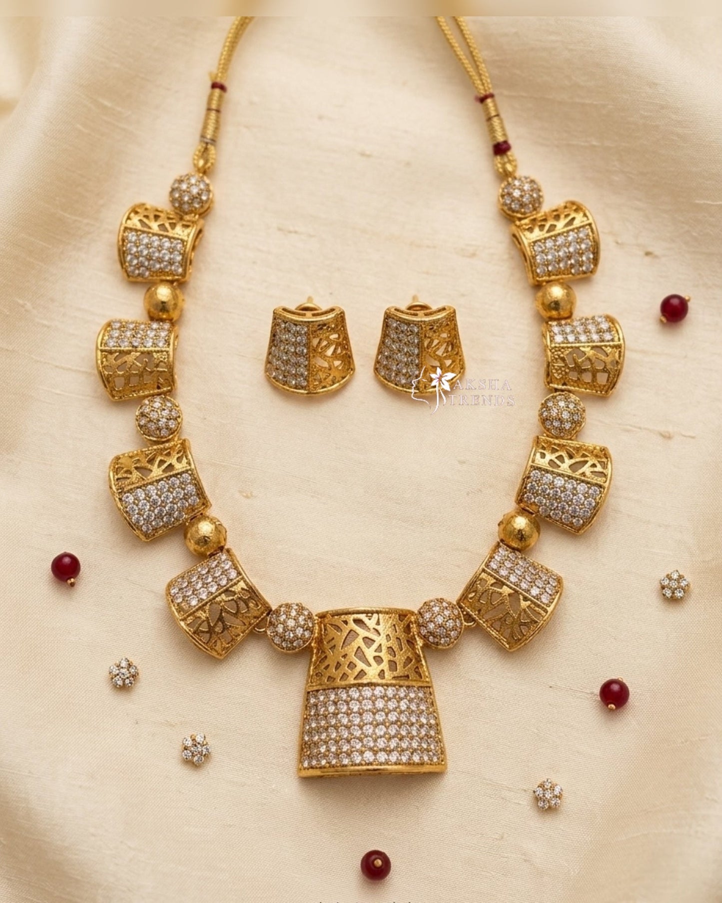 Antique Trendy designer necklace Aksha Trends