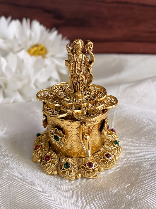 Kumkum box -Ramar Aksha Trends