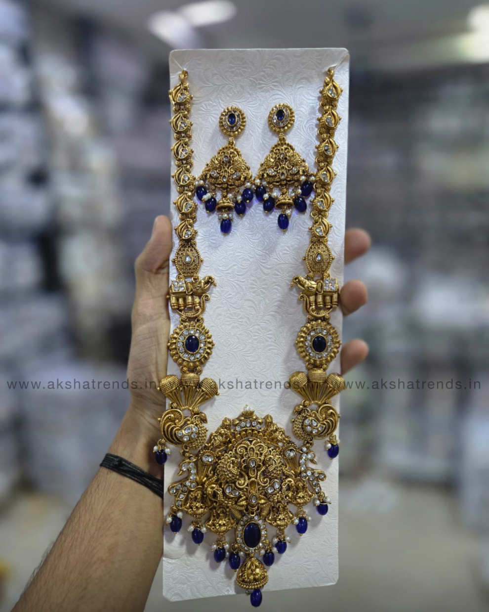 Antique floral haram Aksha Trends 