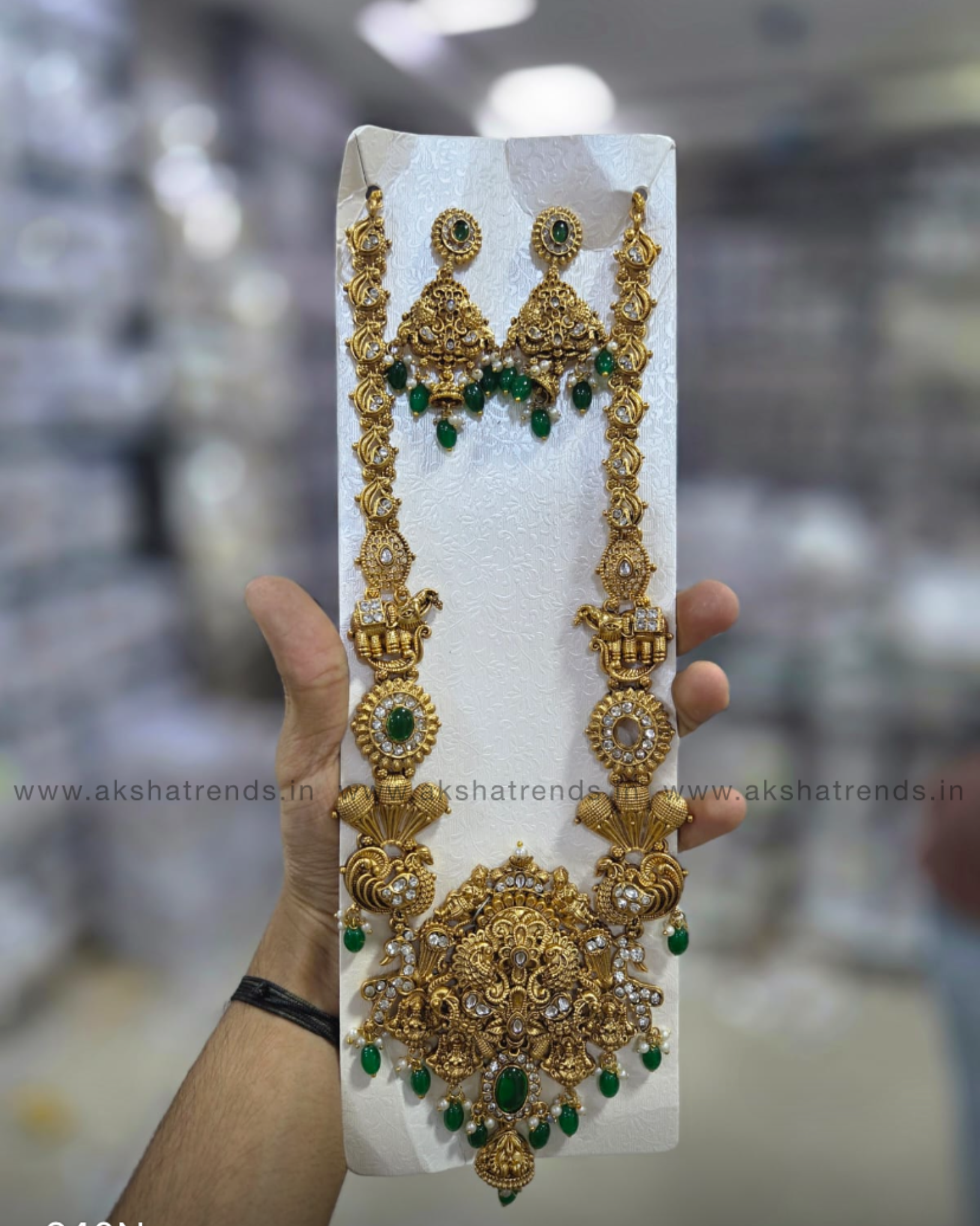 Antique floral haram Aksha Trends