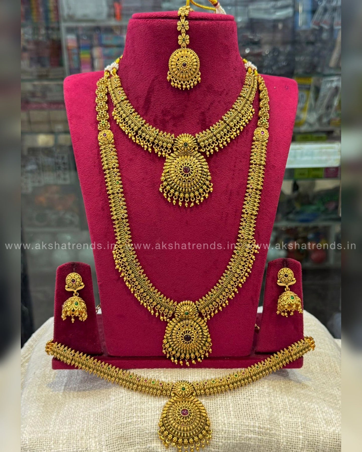 Floral bridal combo -Nonidol Aksha Trends