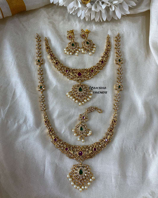 Floral AD bridal combo Aksha Trends