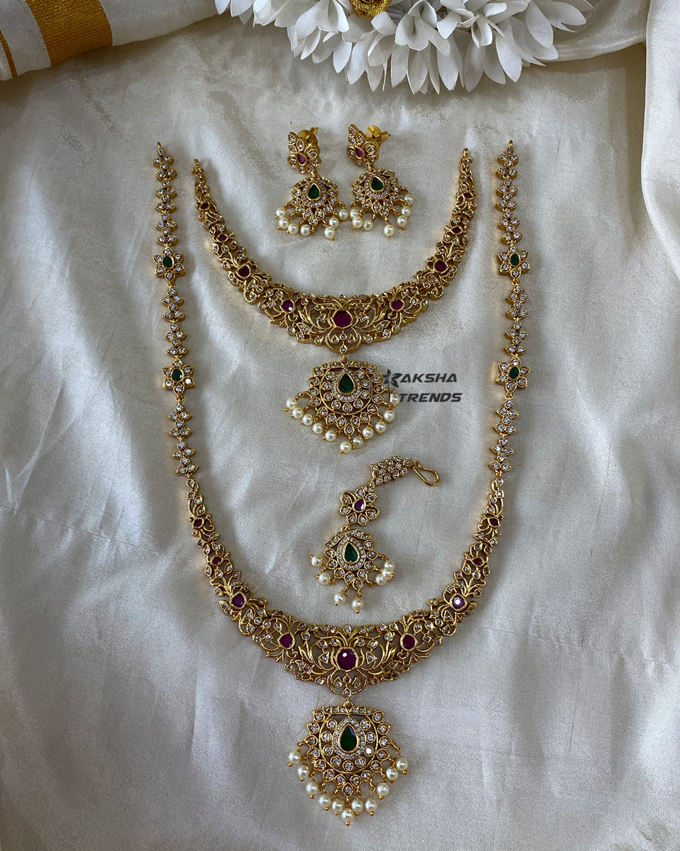 Floral AD bridal combo Aksha Trends 
