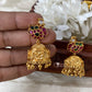 Peacock kemp jhumkas Aksha Trends