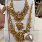 Golden Lakshmi bridal combo Aksha Trends