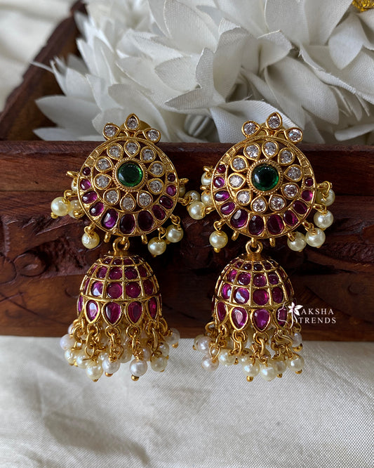 Premium kemp jhumkas Aksha Trends