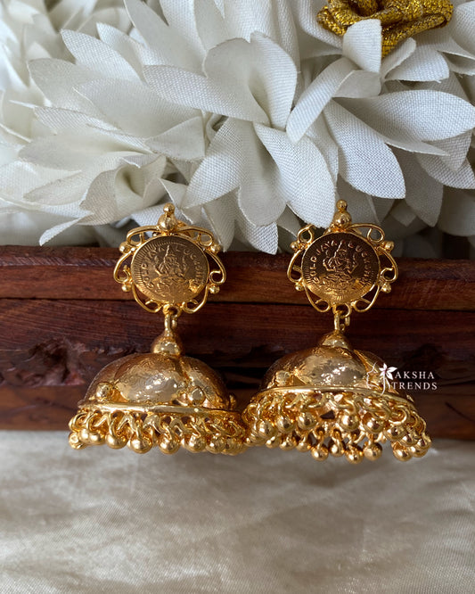 1gm gold kasumalai Jhumka Aksha Trends