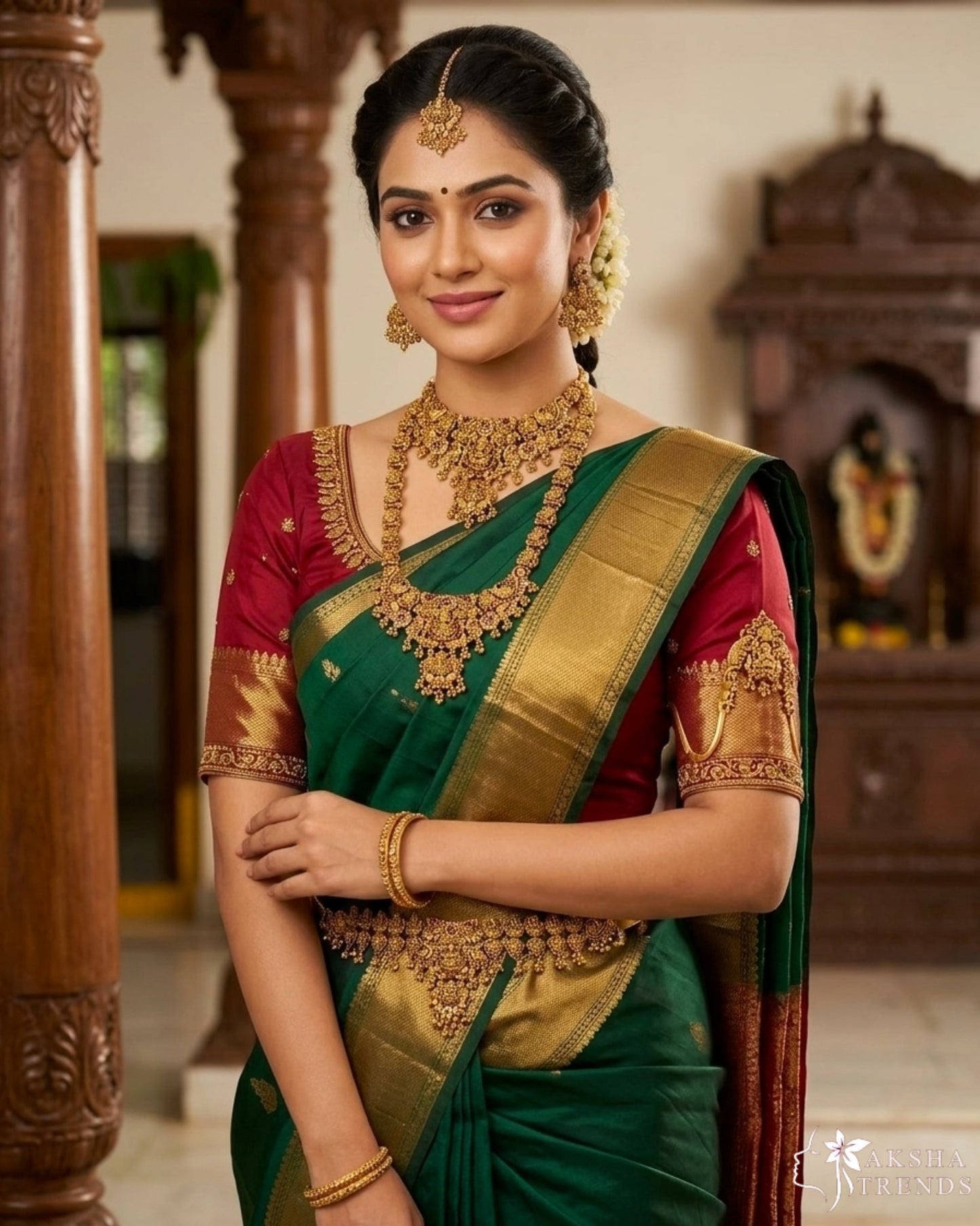 Lakshmi kemp bridal combo Aksha Trends