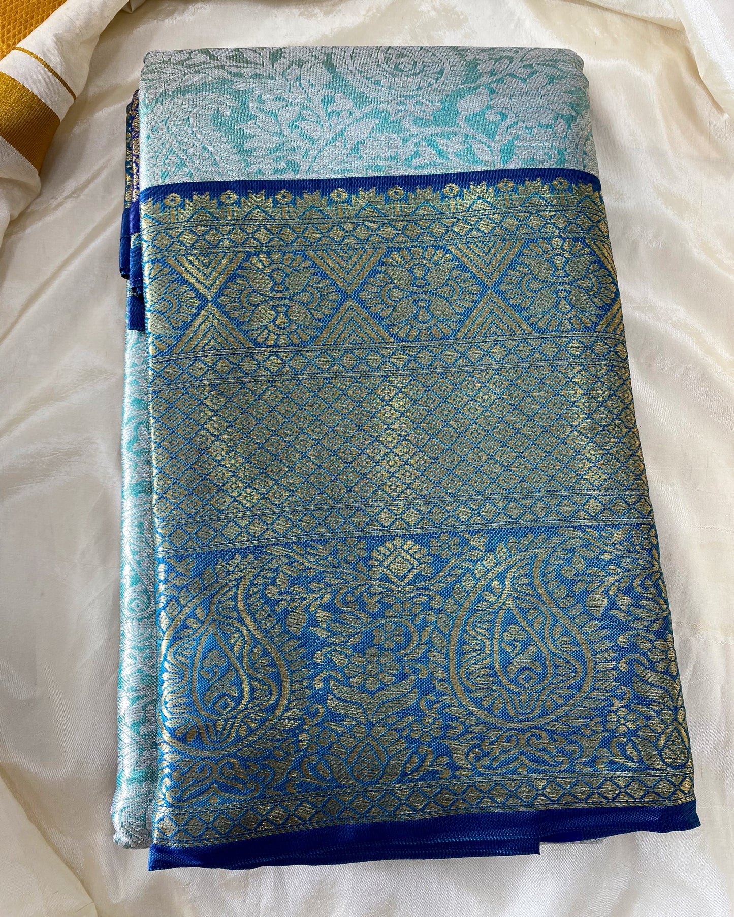 Bridal Silk Saree -light green Aksha Trends