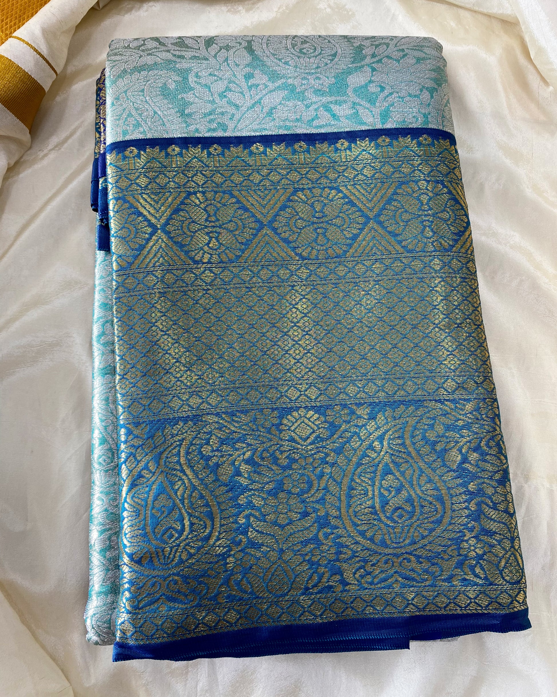 Bridal Silk Saree -light green Aksha Trends