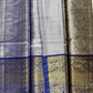 Bridal Silk Saree -Grey Aksha Trends