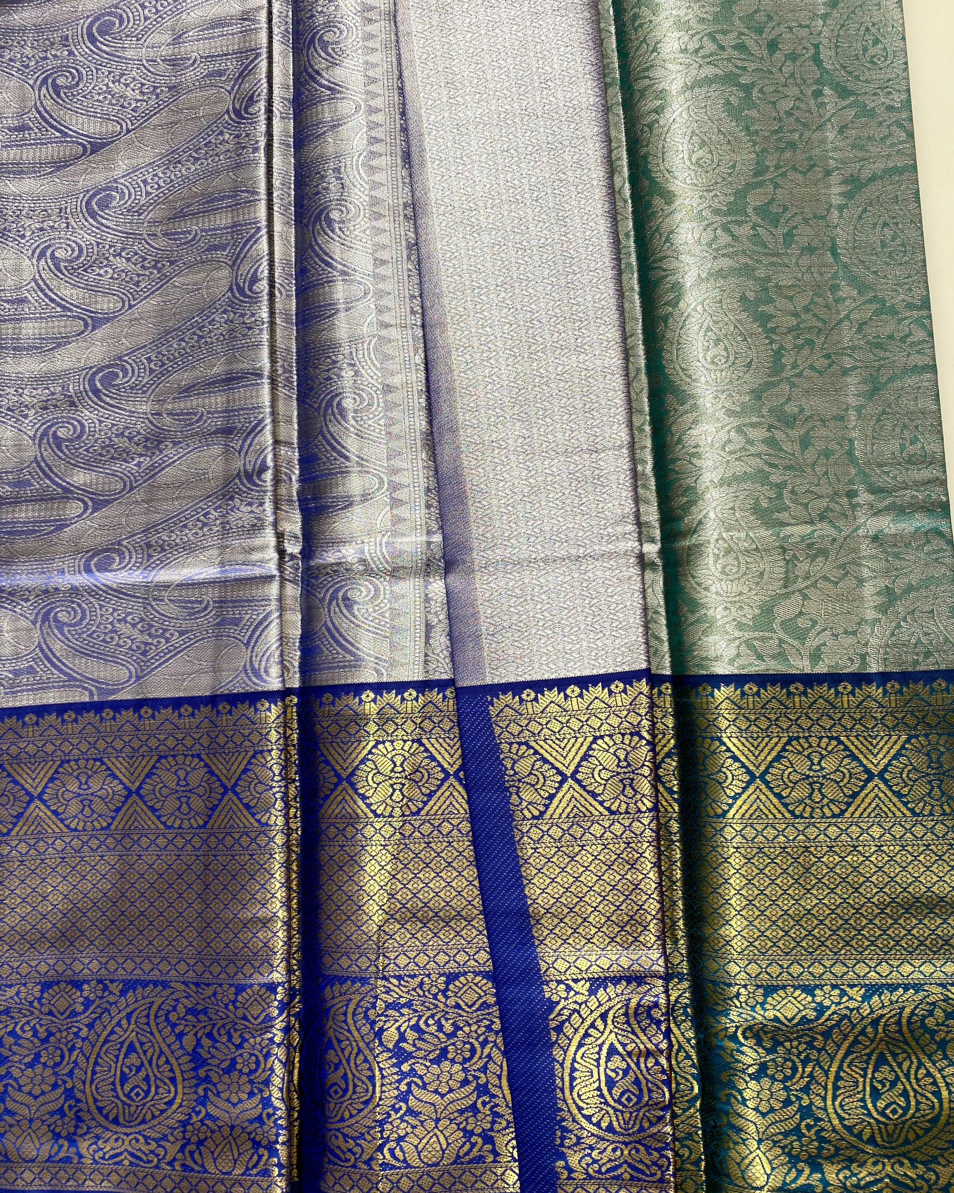 Bridal Silk Saree -light green Aksha Trends