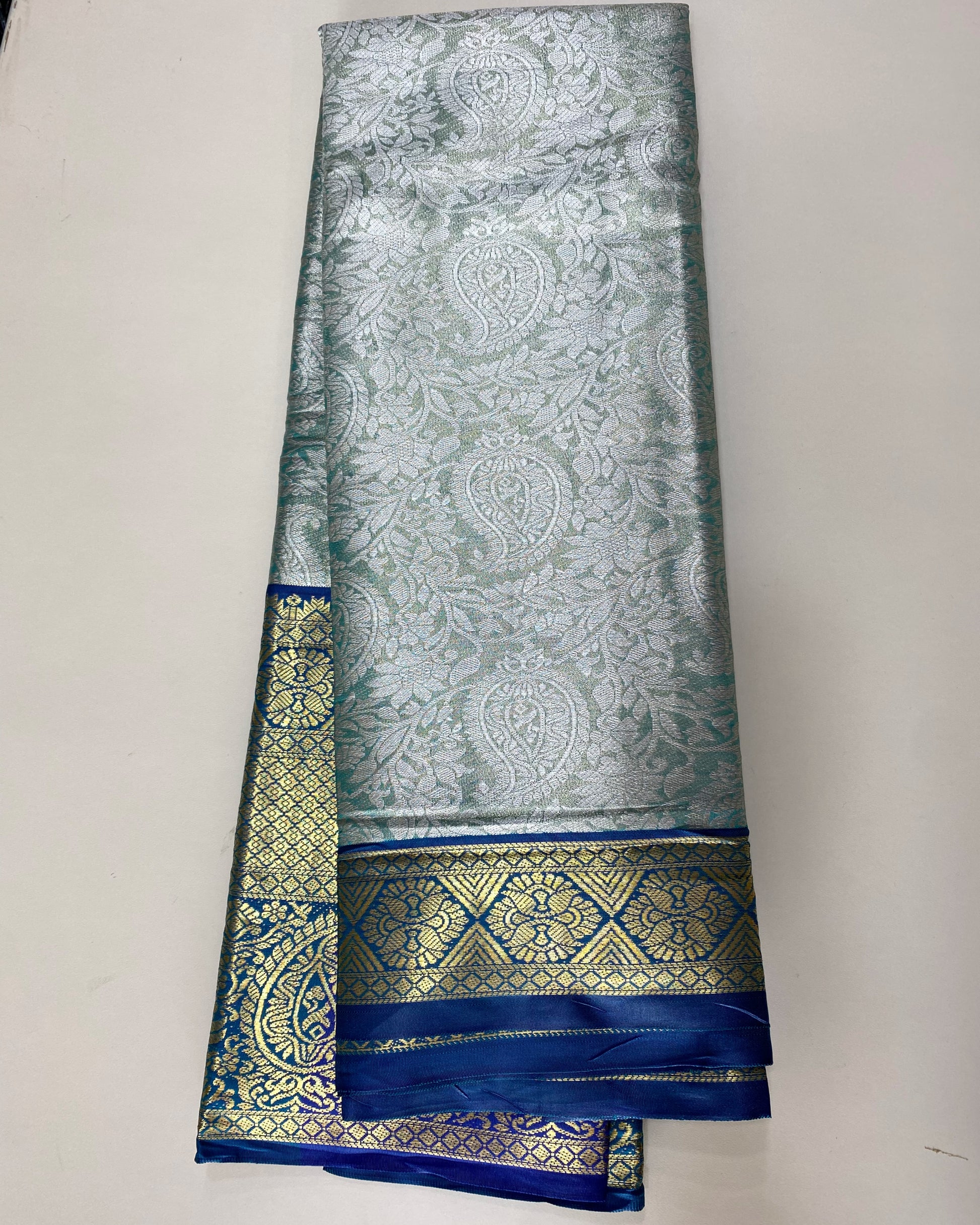 Bridal Silk Saree -light green Aksha Trends