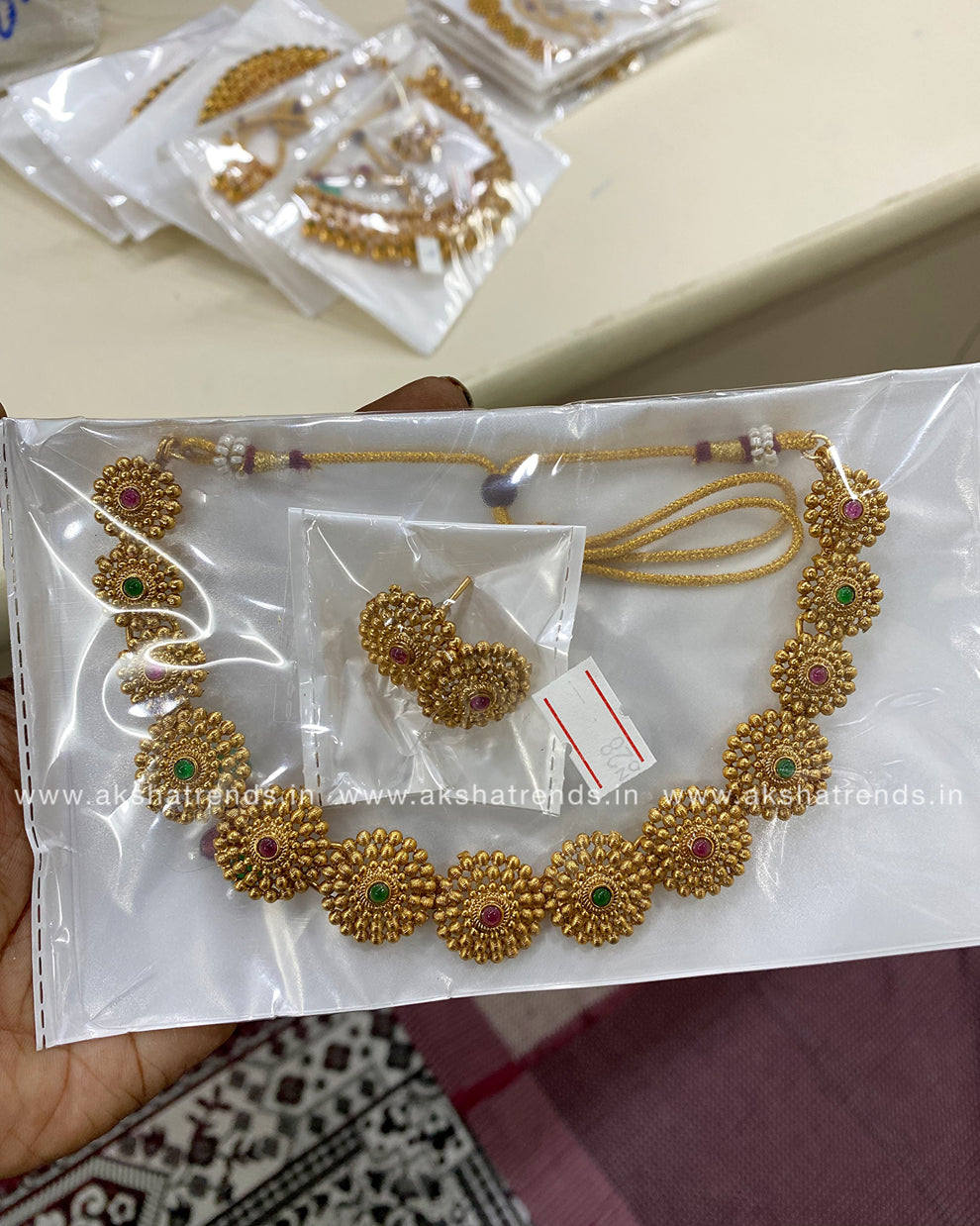 Antique floral choker Aksha Trends 