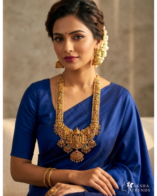 Thirukalyanam bridal Haram heavy Aksha Trends