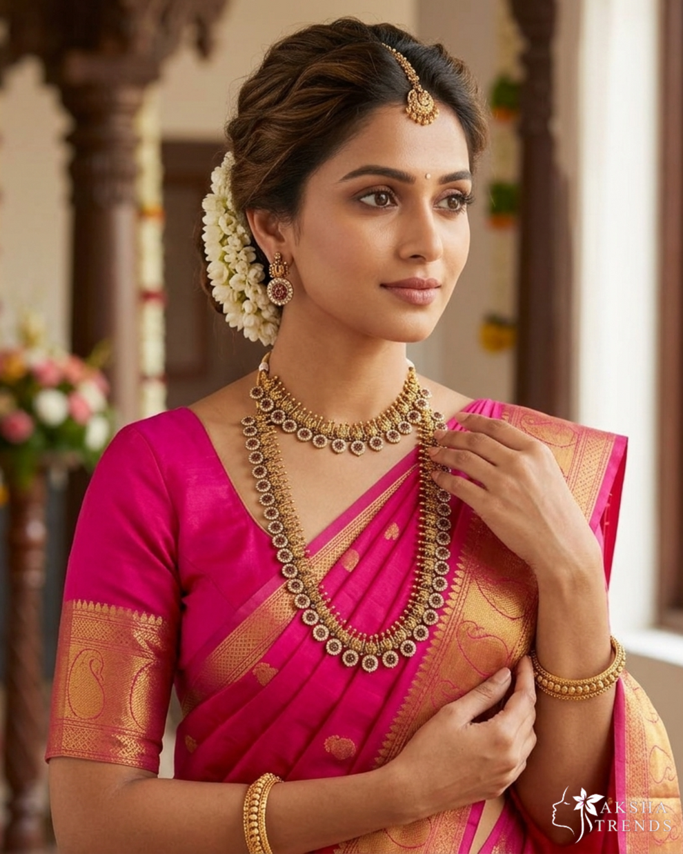 Chettinadu bridal combo Aksha Trends 