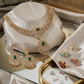 5in1 colour changeable diamond necklace Aksha Trends