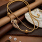 Antique peacock Mogappu chain -Mix Aksha Trends