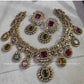 Navratna Bridal Necklace Aksha Trends