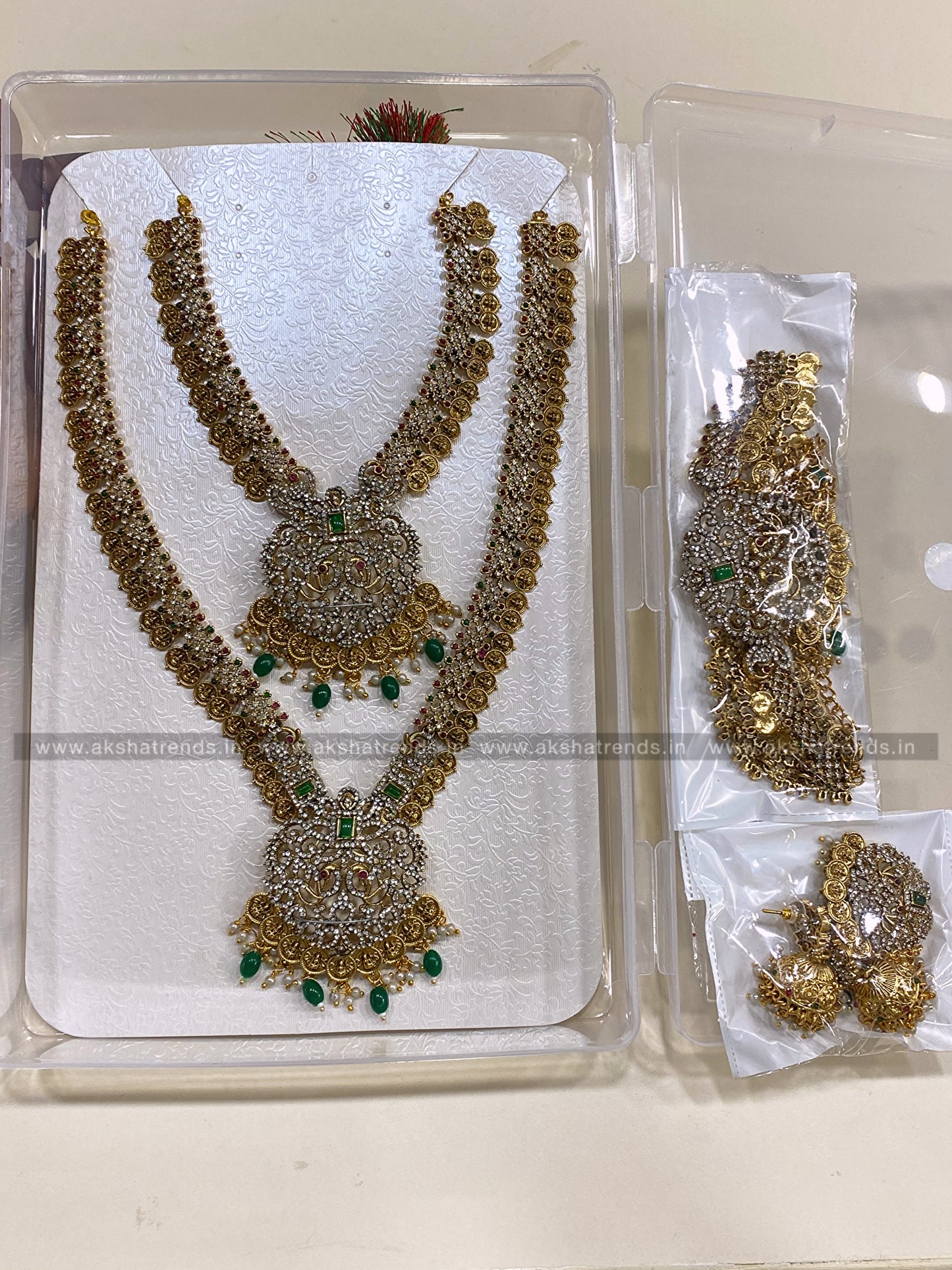 Antique diamond semi bridal Aksha Trends