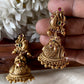 3D peacock Jhumka Aksha Trends