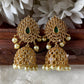 Premium AD jhumkas -Green Aksha Trends