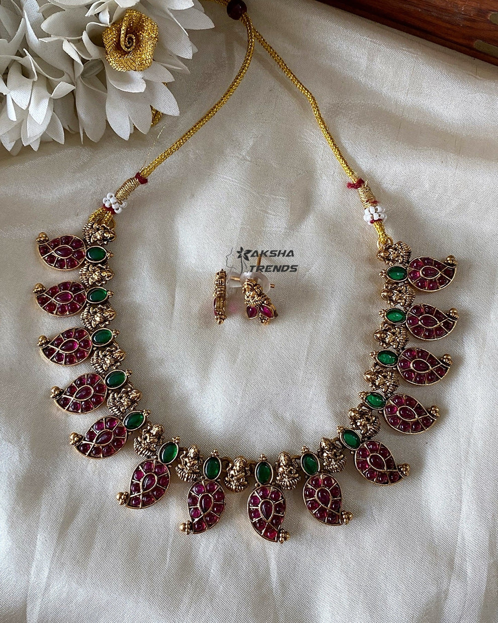 Antique Manga kemp Necklace Aksha Trends 