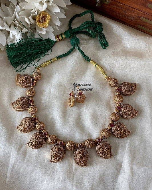 Antique Manga Necklace Aksha Trends
