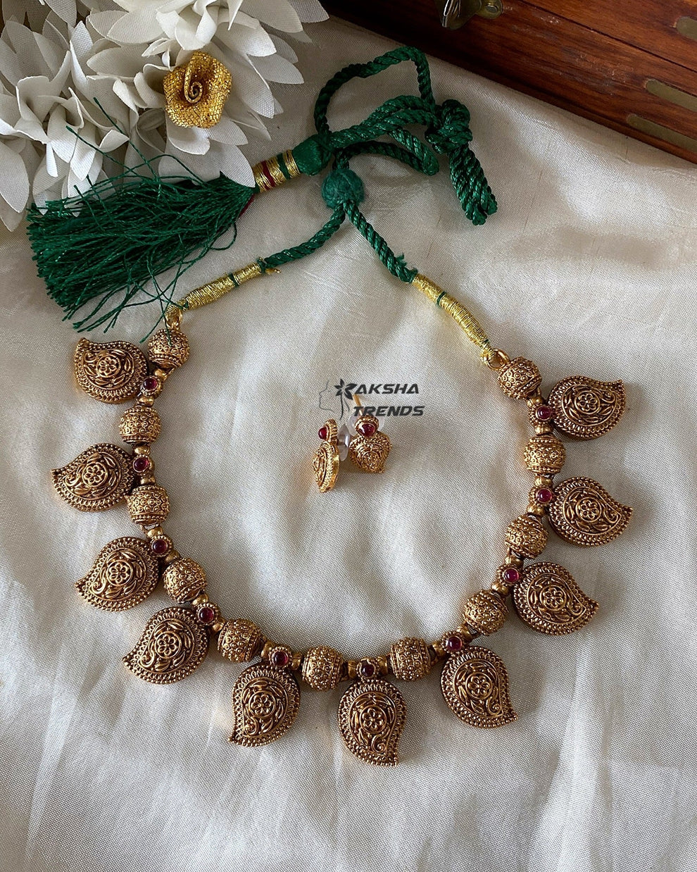 Antique Manga Necklace Aksha Trends 