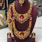 Lakshmi semi bridal Kundan beads -Ruby Aksha Trends