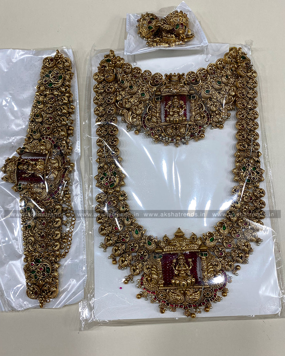 Heavy Lakshmi semi bridal -Ruby Aksha Trends 