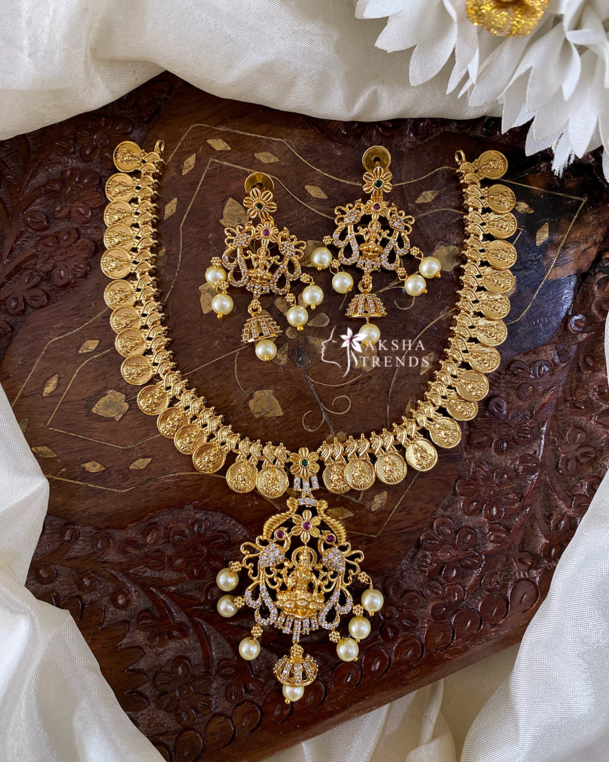 Lakshmi kasumalai Necklace – Aksha Trends1