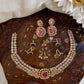 4in1 colour changeable stone diamond necklace Aksha Trends