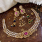 4in1 colour changeable stone diamond necklace Aksha Trends