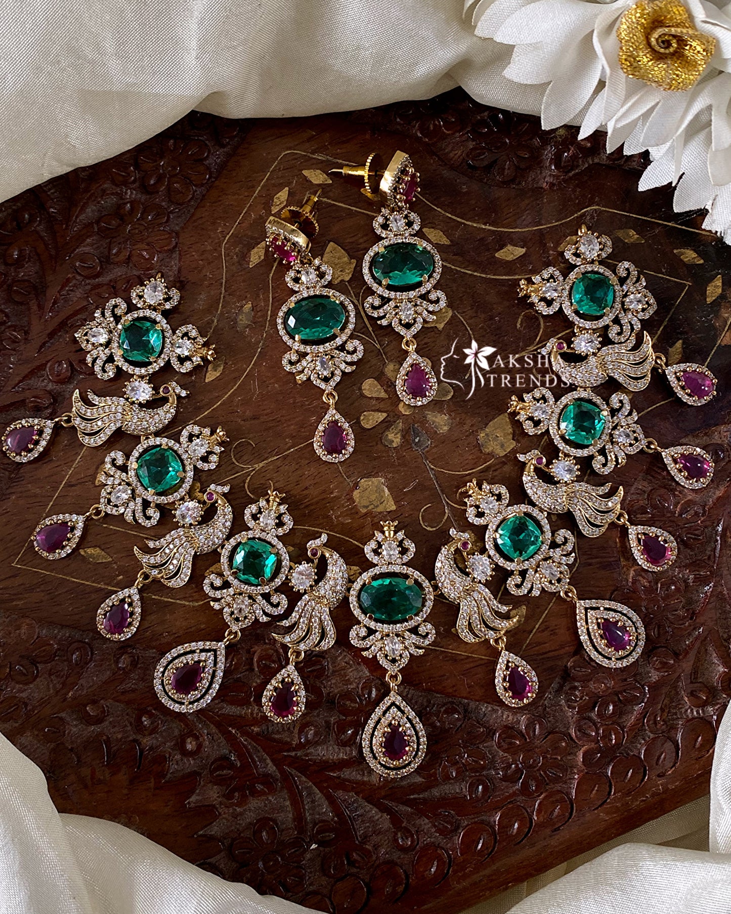 Sneha diamond necklace Aksha Trends