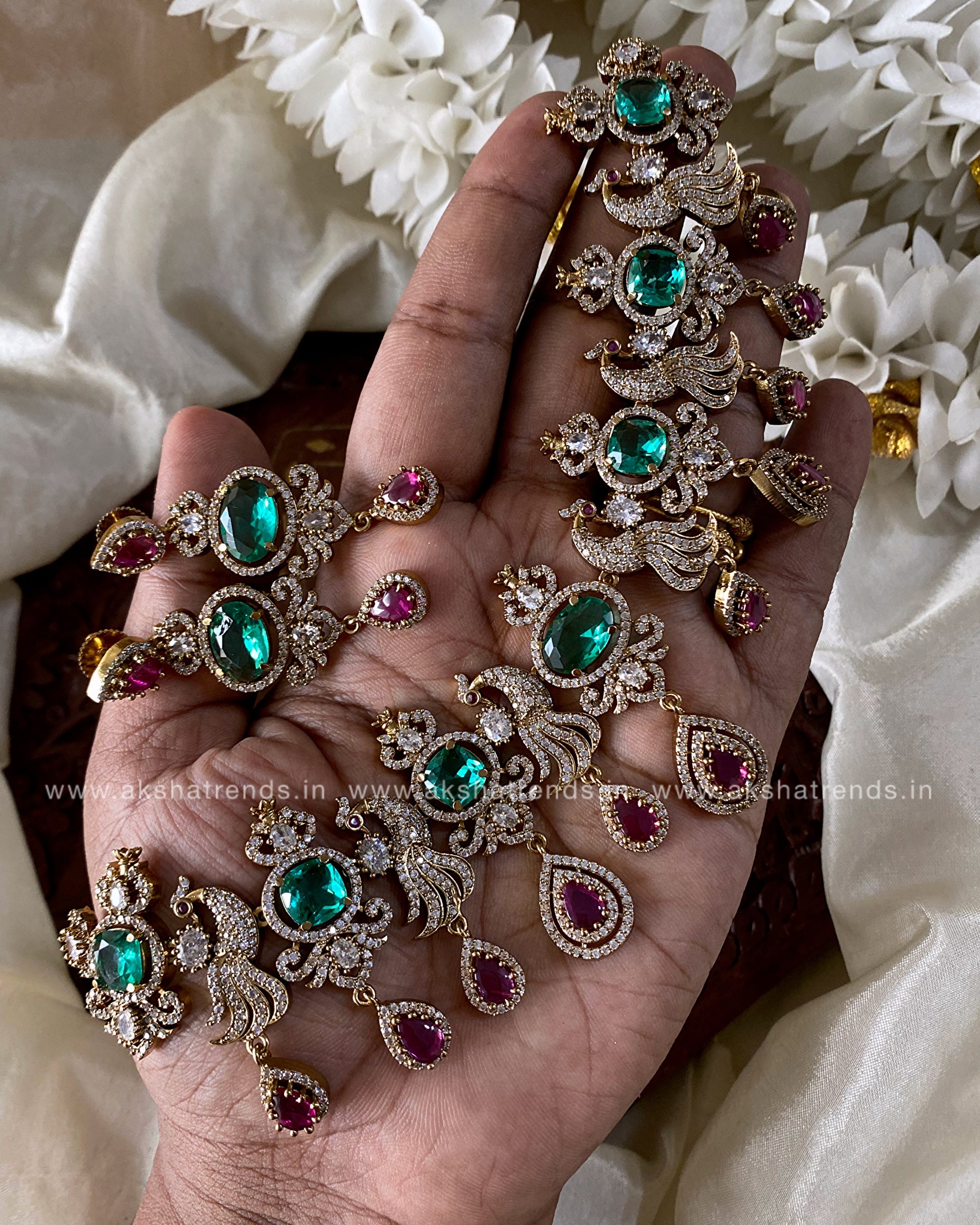 Sneha diamond necklace Aksha Trends