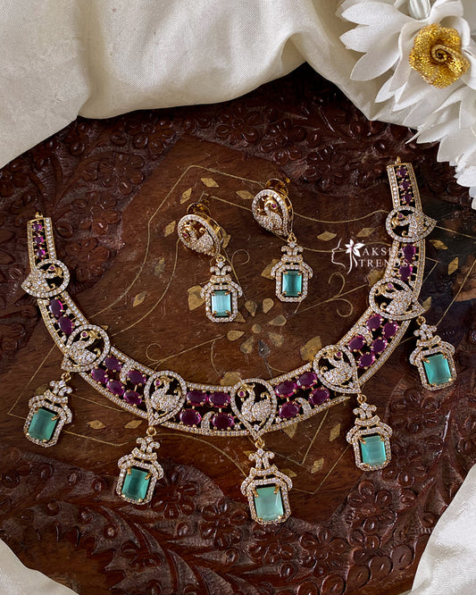 Mayur hasli diamond necklace Aksha Trends