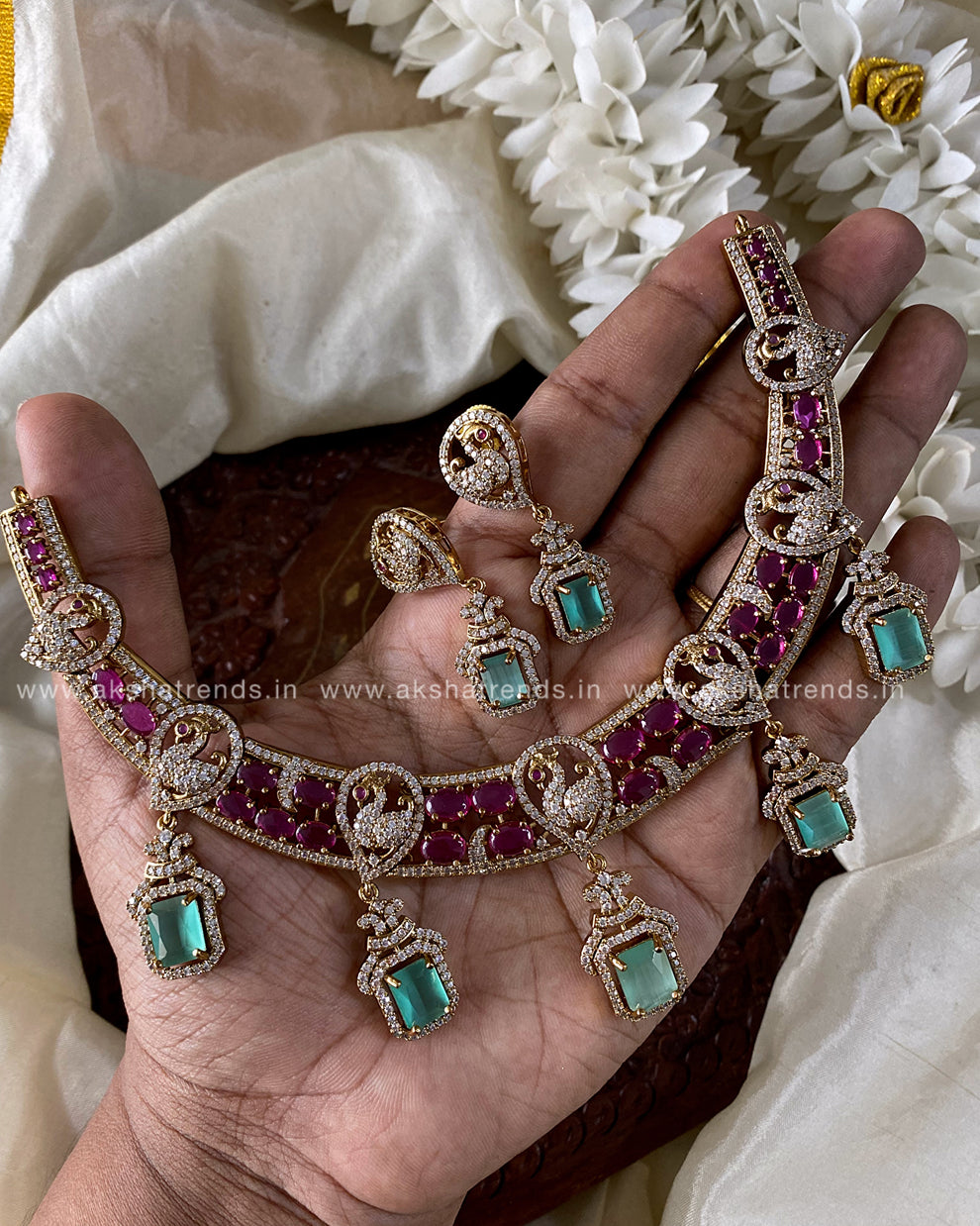 Mayur hasli diamond necklace Aksha Trends 