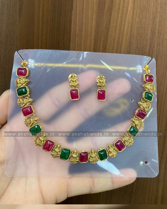Kemp lakshmi choker Aksha Trends