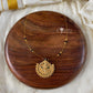 Invisible Necklace -lakshmi black bead Aksha Trends