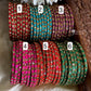 Floral metal Bangles -(8pc/one colour) Aksha Trends