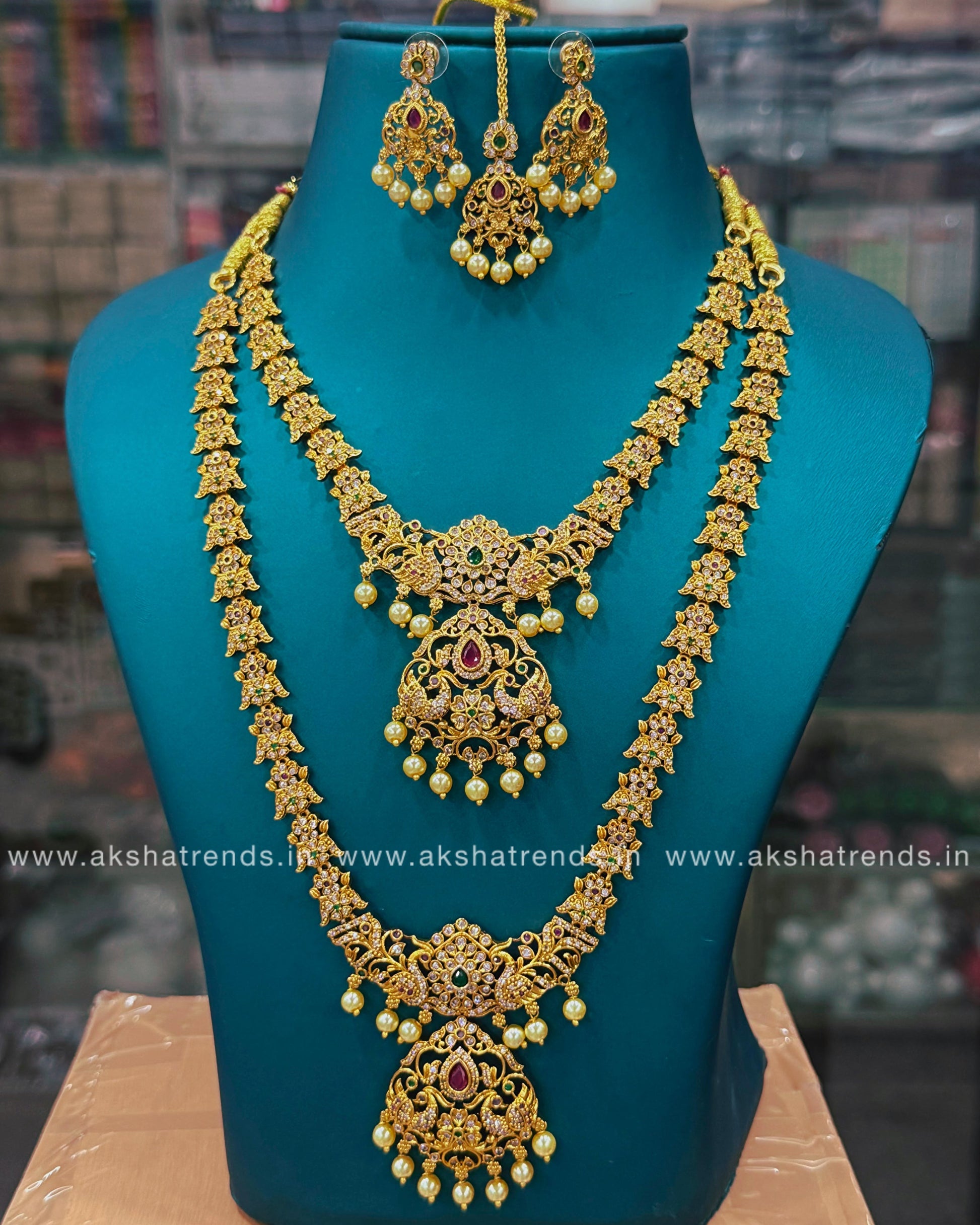 Premium floral diamond bridals Aksha Trends