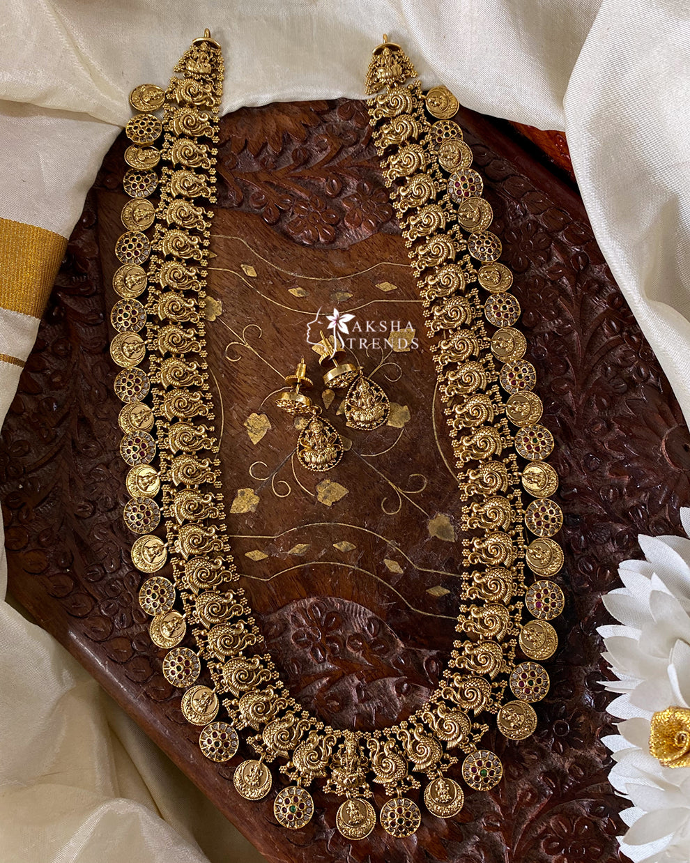 Bridal lakshmi kasumalai haram Aksha Trends 