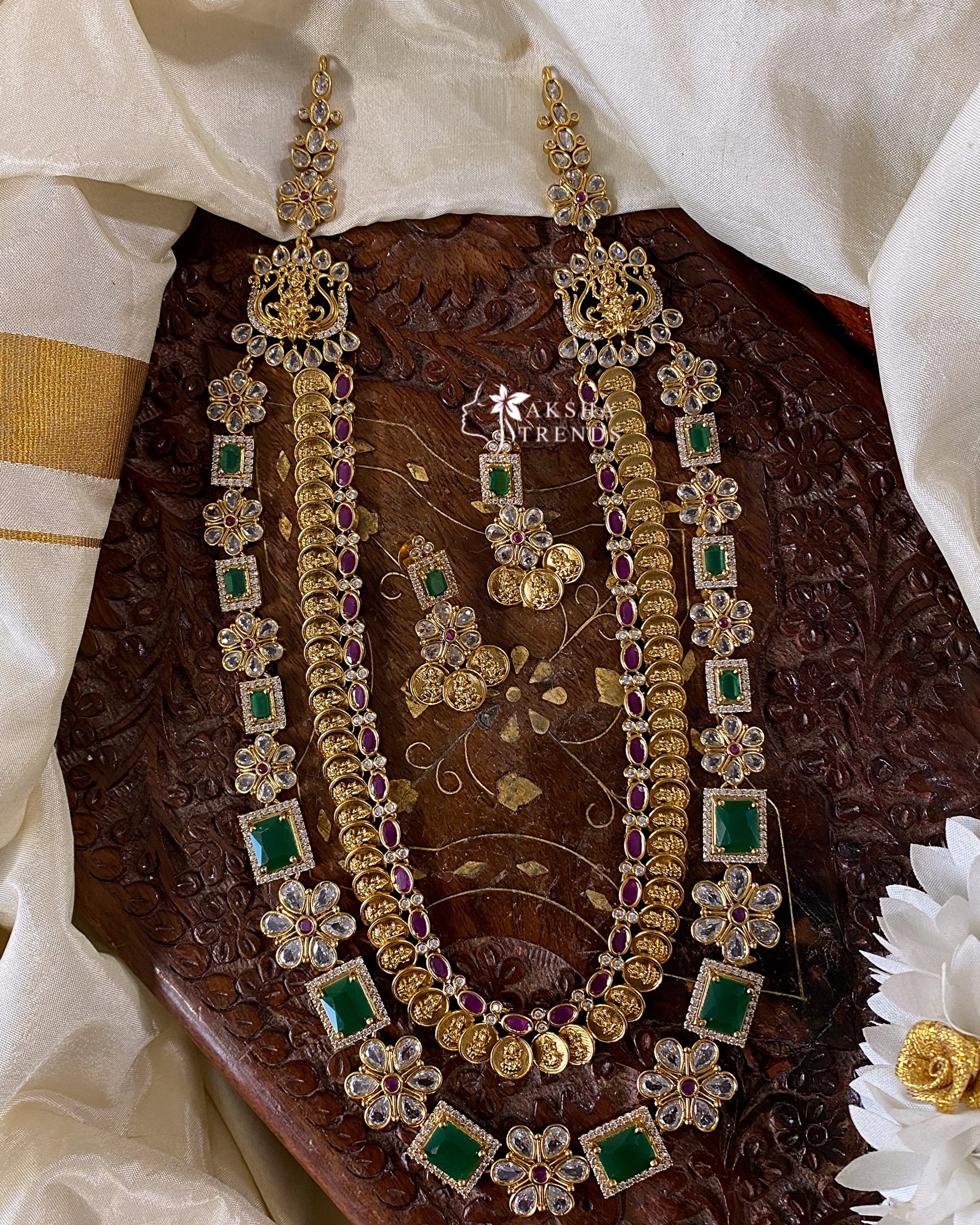 Nagas bridal diamond haram Aksha Trends