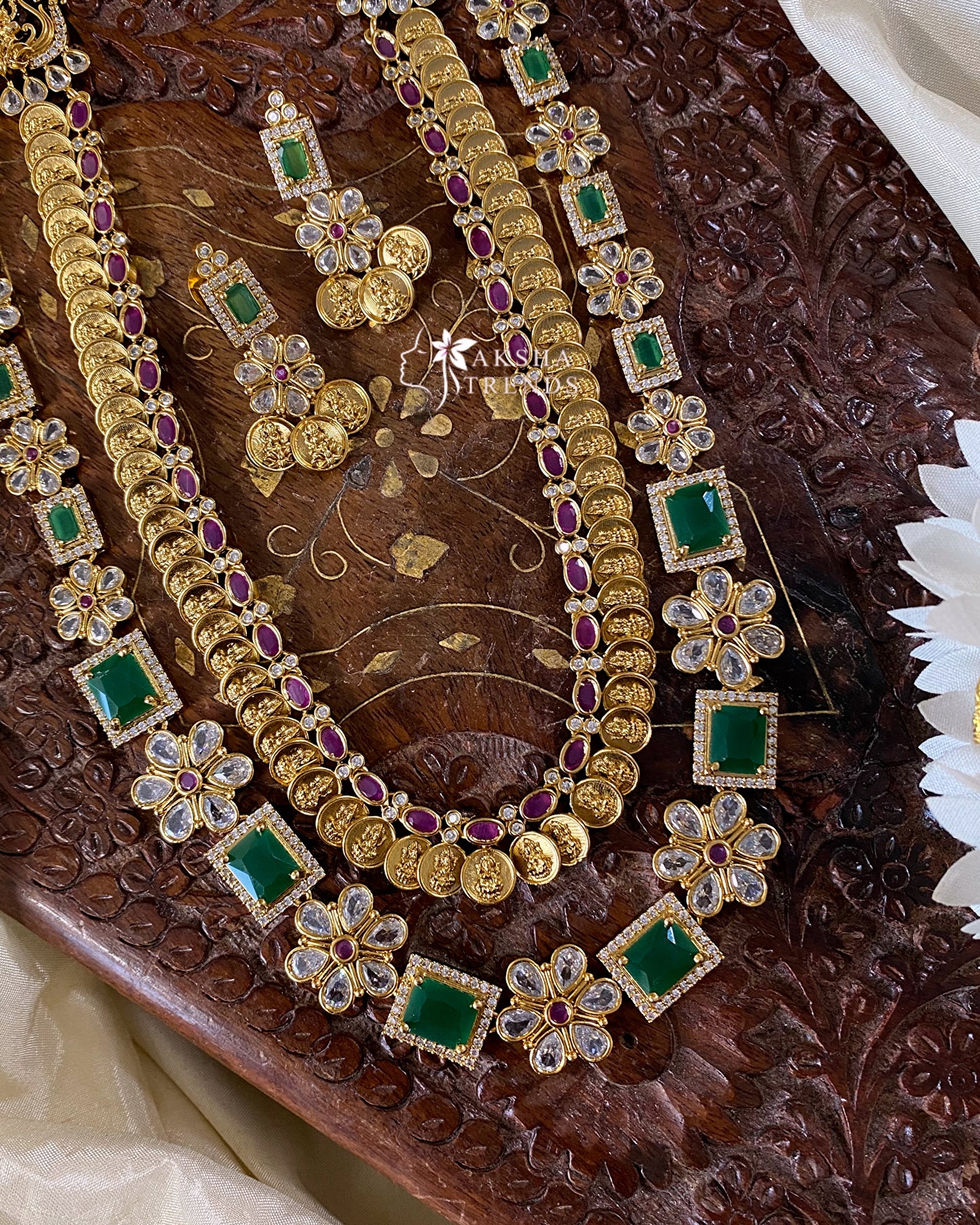 Nagas bridal diamond haram Aksha Trends