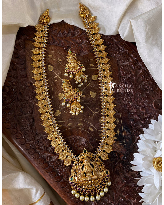 Lakshmi kasimalai gold haram Aksha Trends