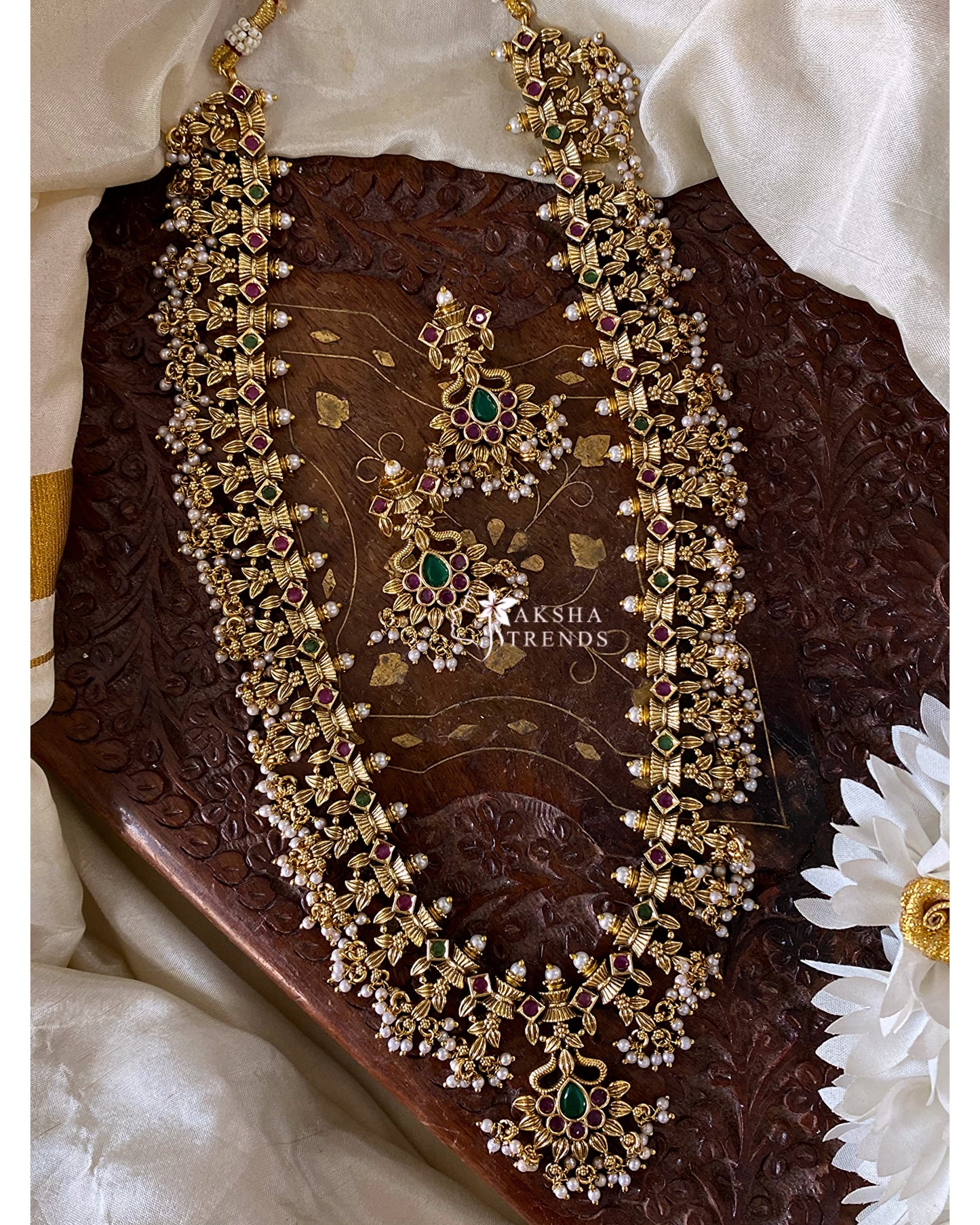 Guttapusalu bridal haram Aksha Trends