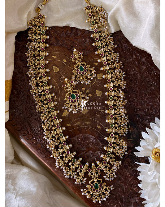 Guttapusalu bridal haram Aksha Trends